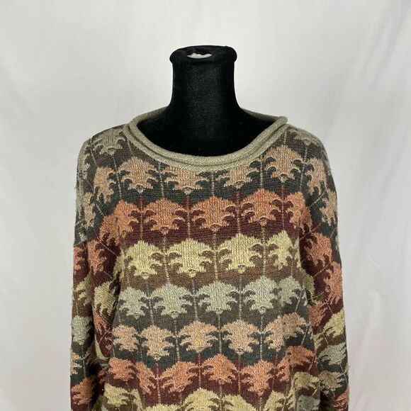 Vintage Essay Linda Larson Cotton Wool Autumnal Oversized Knit Sweater - Women’s - Picture 5 of 8